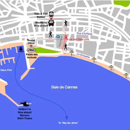 - Modern Balcony Flat Perfect Location カンヌ